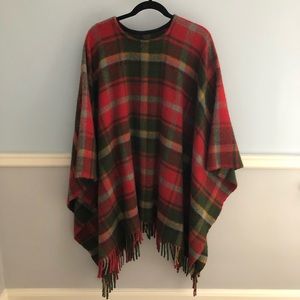 Wool poncho